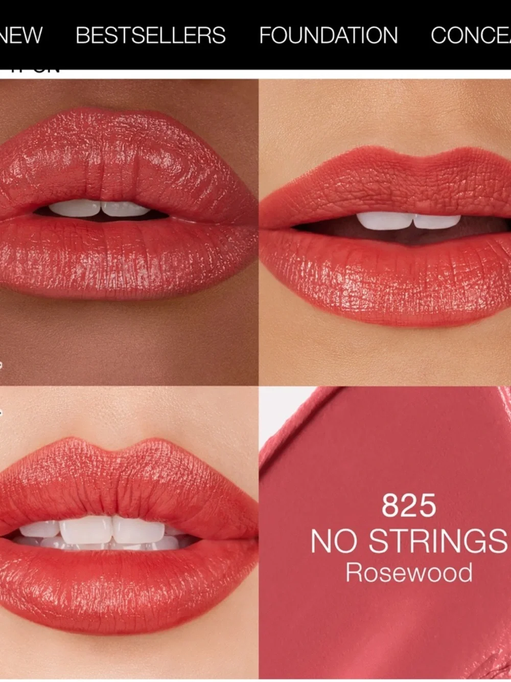 NARS|Explicit Lipstick|825 No Strings|NIB